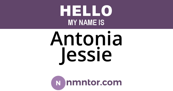 Antonia Jessie