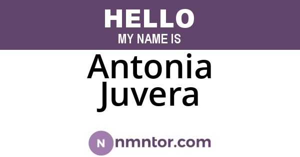 Antonia Juvera