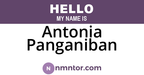 Antonia Panganiban