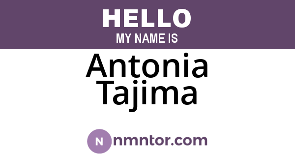 Antonia Tajima