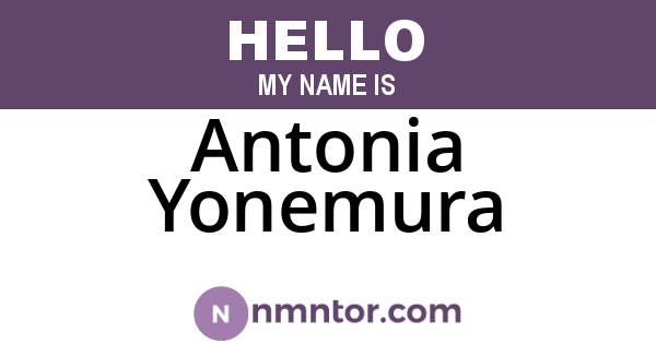Antonia Yonemura