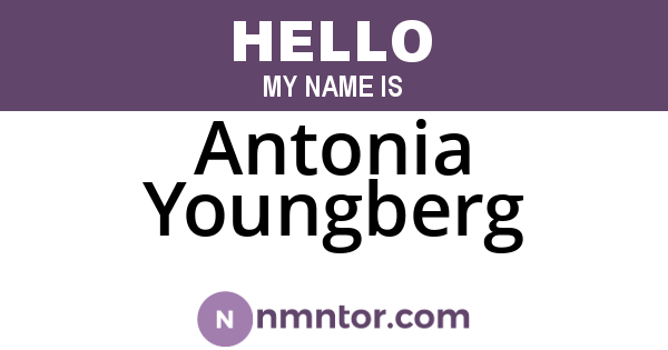 Antonia Youngberg