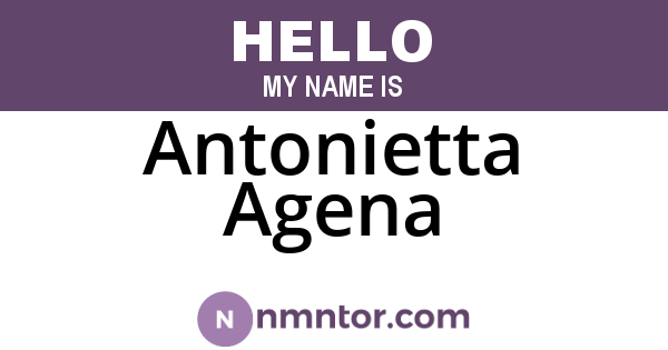 Antonietta Agena