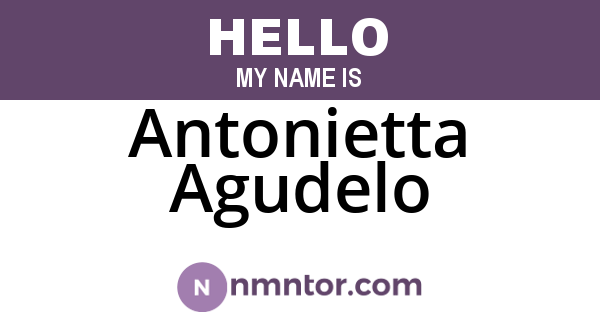 Antonietta Agudelo