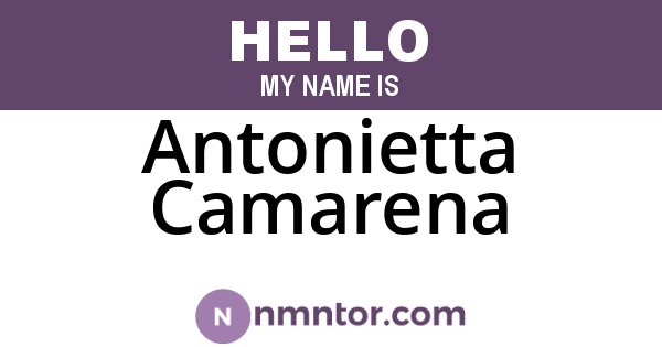 Antonietta Camarena