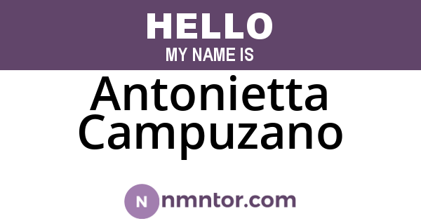 Antonietta Campuzano
