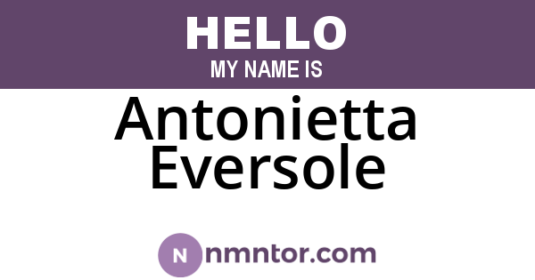 Antonietta Eversole