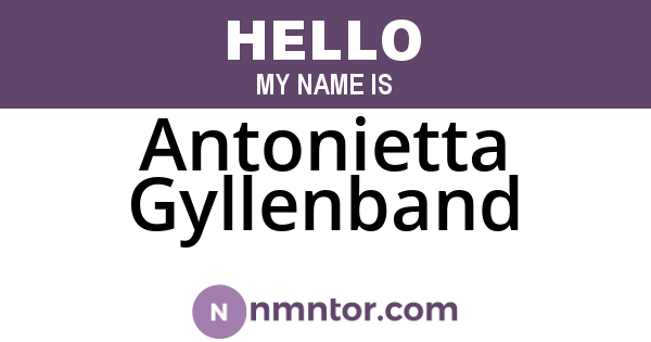 Antonietta Gyllenband