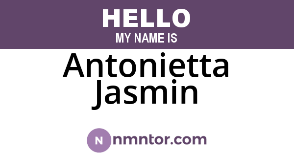 Antonietta Jasmin