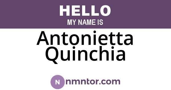 Antonietta Quinchia