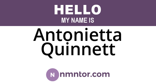 Antonietta Quinnett