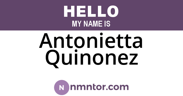 Antonietta Quinonez