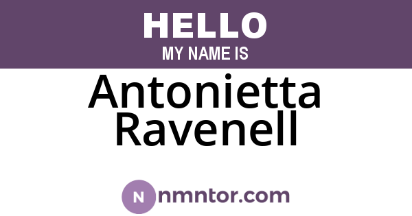 Antonietta Ravenell
