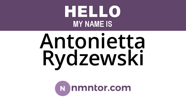 Antonietta Rydzewski