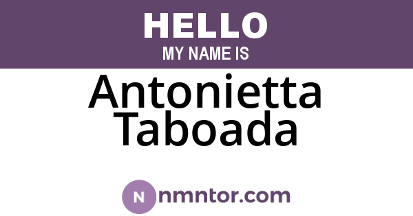 Antonietta Taboada