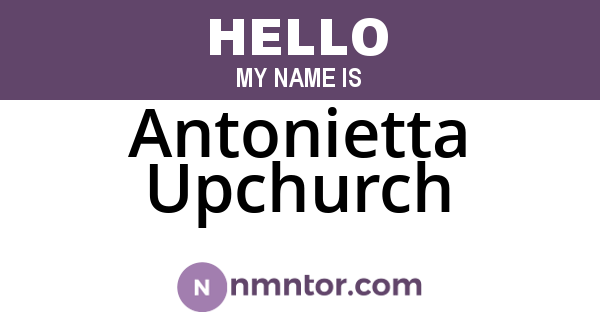 Antonietta Upchurch