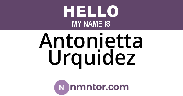 Antonietta Urquidez