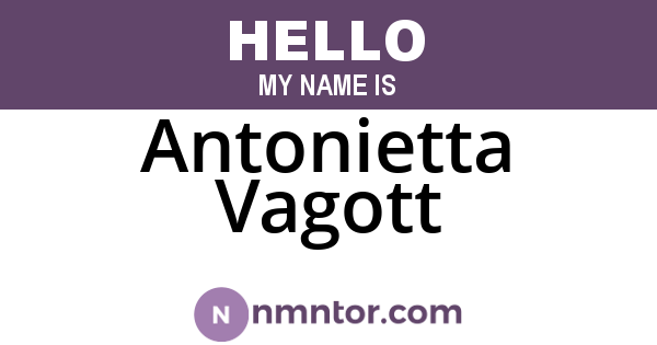 Antonietta Vagott