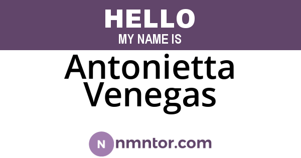 Antonietta Venegas