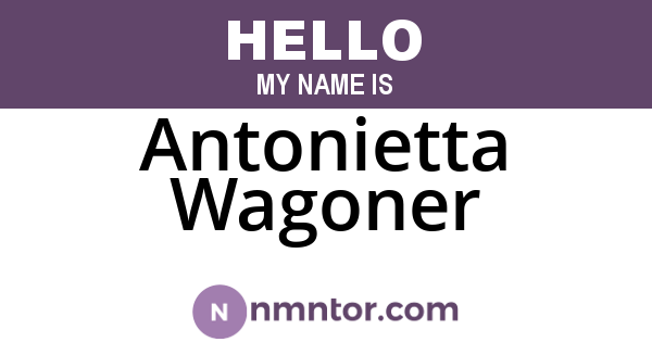 Antonietta Wagoner