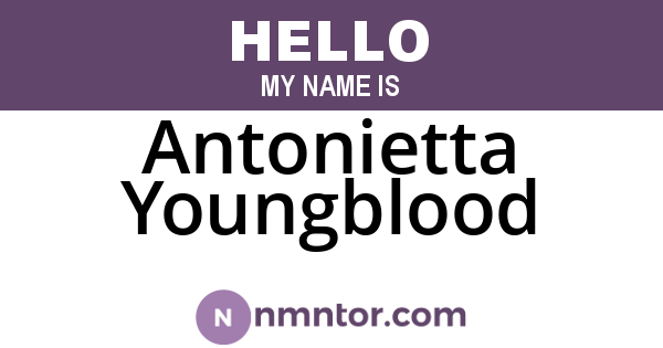 Antonietta Youngblood
