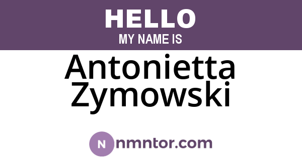 Antonietta Zymowski