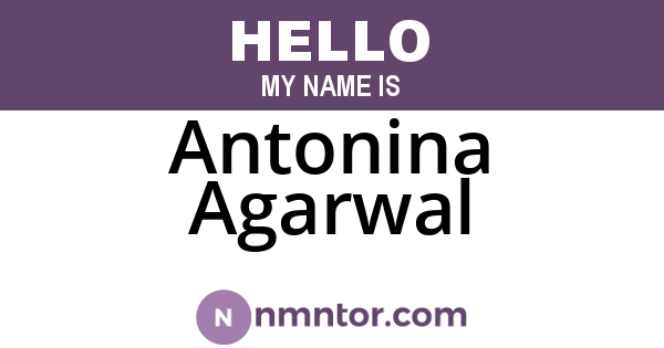 Antonina Agarwal