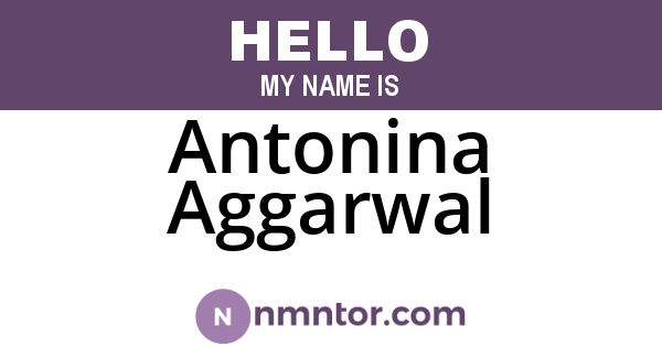 Antonina Aggarwal