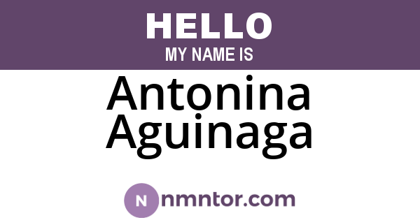 Antonina Aguinaga