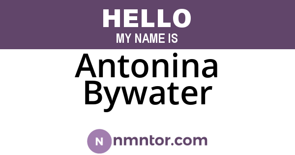 Antonina Bywater
