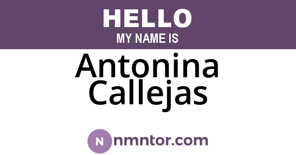 Antonina Callejas