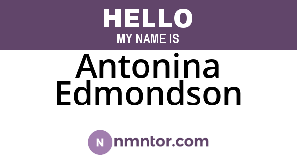 Antonina Edmondson