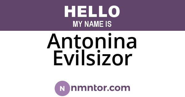 Antonina Evilsizor