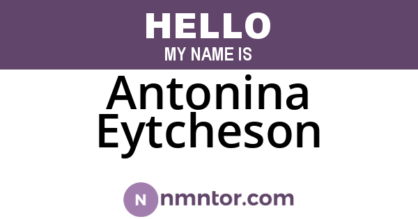 Antonina Eytcheson