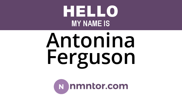 Antonina Ferguson