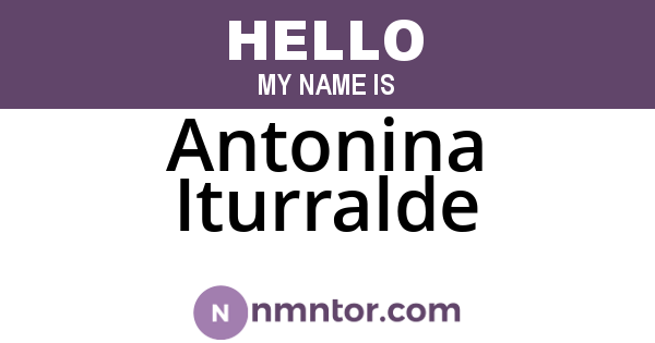 Antonina Iturralde