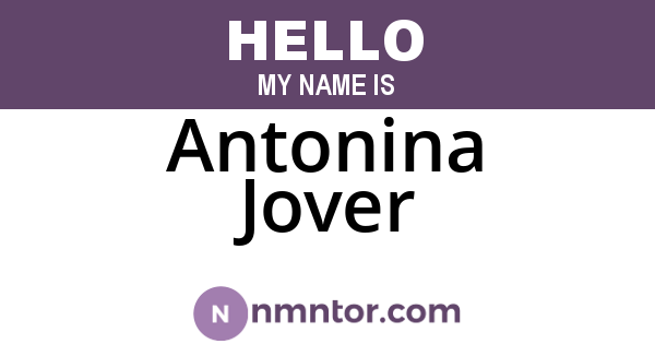 Antonina Jover