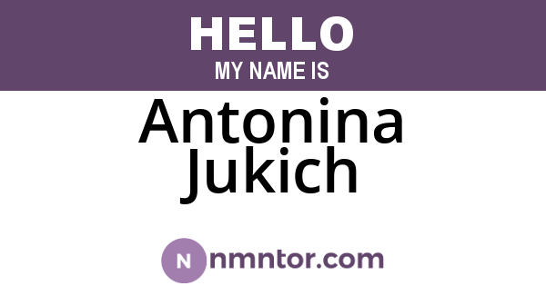 Antonina Jukich