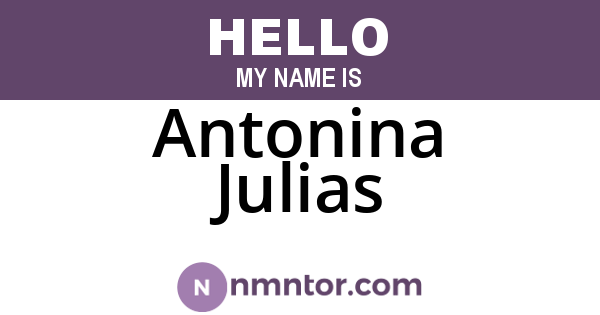 Antonina Julias