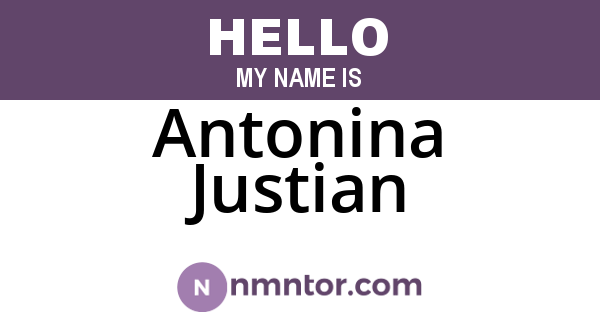 Antonina Justian