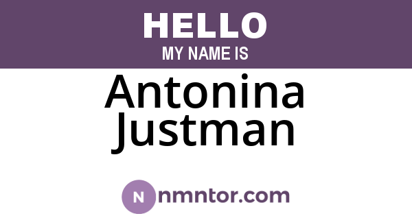 Antonina Justman
