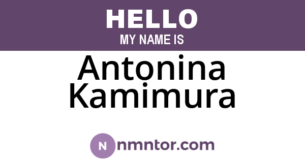Antonina Kamimura