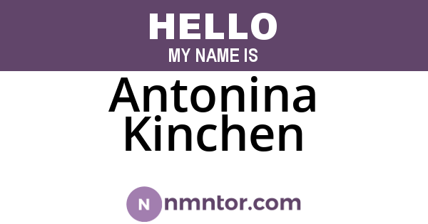 Antonina Kinchen