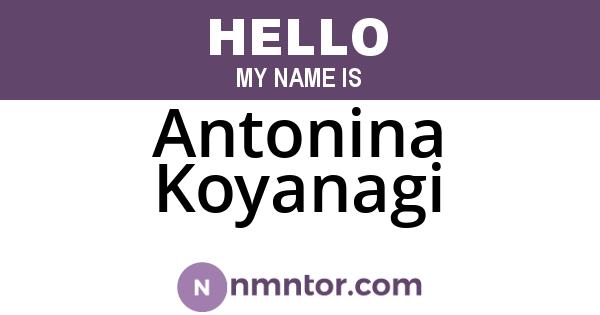 Antonina Koyanagi