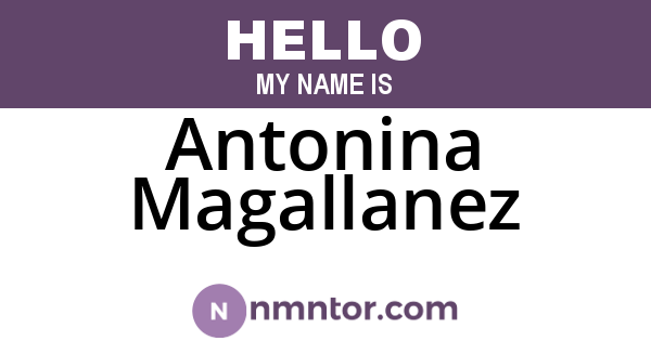 Antonina Magallanez