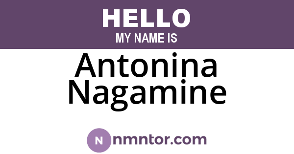 Antonina Nagamine