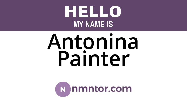 Antonina Painter