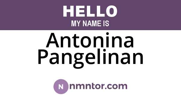 Antonina Pangelinan