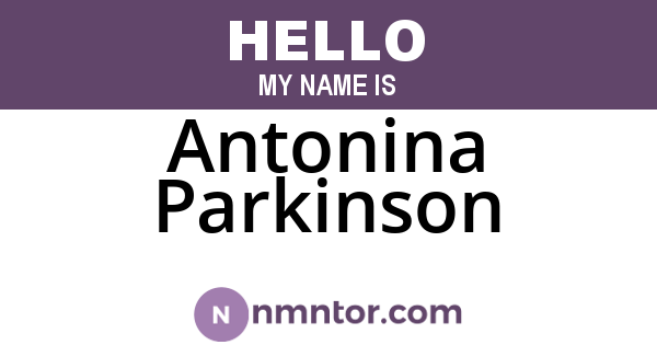 Antonina Parkinson