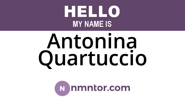 Antonina Quartuccio